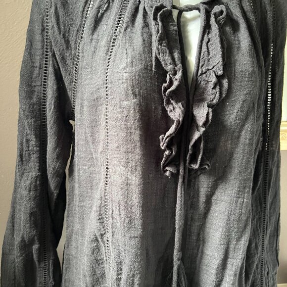 Sundance 'artist' top, NEVER WORN, BLACK, size S - Picture 11 of 14